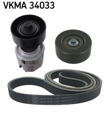 SKF Keilrippenriemensatz VKMA 34033